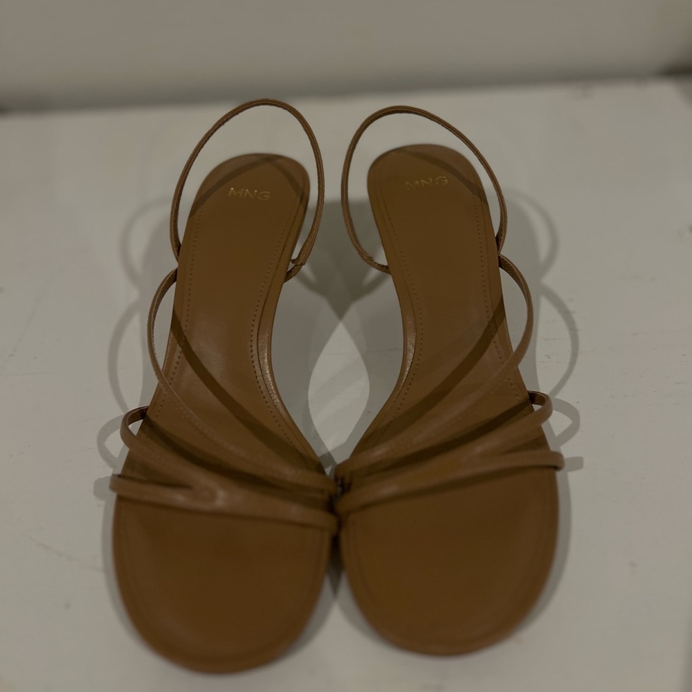 Mango Women's Brown Strappy Sandals
